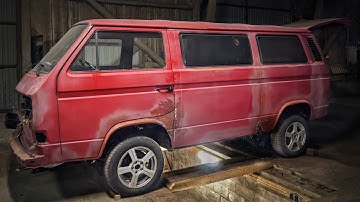 Engine and Gearbox Removal and further clear out - Restore a VW T3 Syncro #2