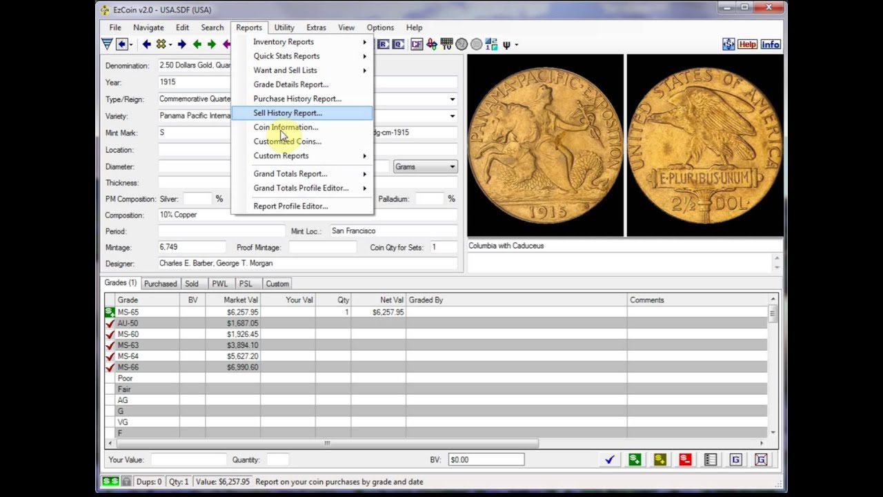 EzCoin: Easy and Quick Report Editing - YouTube