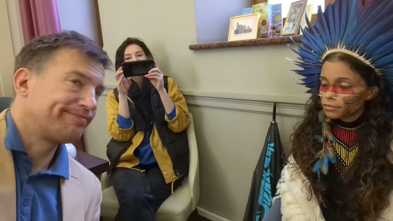 Pataxó + Uru-Eu-Wau-Wau ambassadors discuss Indigenous issues