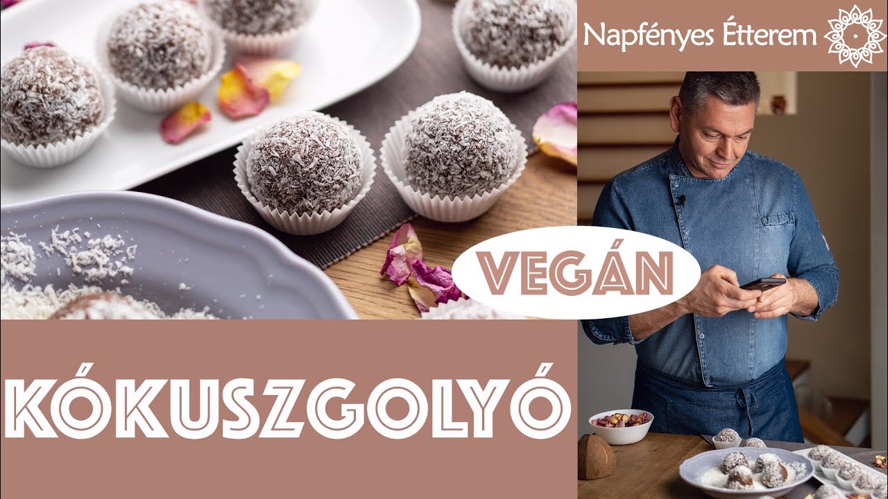 Kókuszgolyó gluténmentesen és vegán!