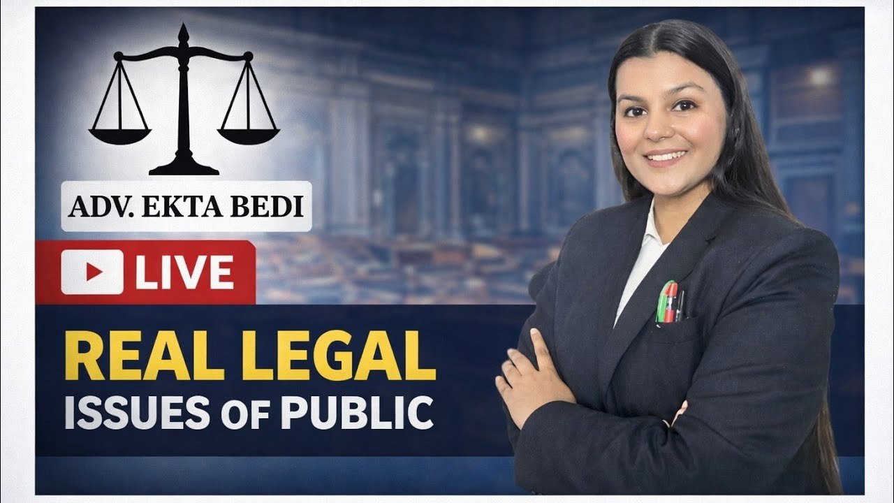 Facing Legal Problems? Get FREE Legal Advice LIVE | Adv. Ekta Bedi #indianlaw #legalawareness #law 