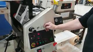 Nilpeter MO 3300, 1998, 7-Farben Kombinations Offset/Etikettendruckmaschine in Produktion!