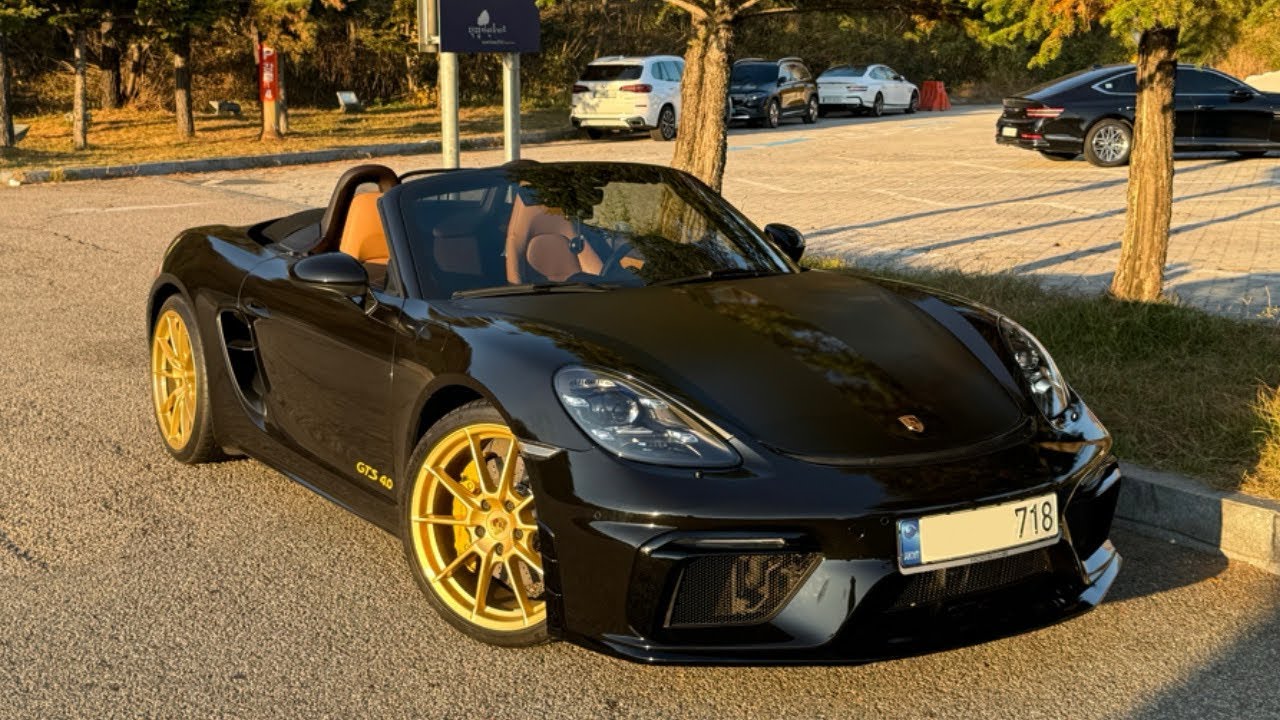 박스터 4.0 타고 부산➡️서울 왕복 고속주행 | 박스터 고속연비, 자연흡기 너무 재밌다-!