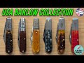 USA Made Barlow Pocket Knife Sub Collection