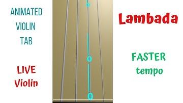 LAMBADA 💃by Kaoma | LIVE Violin Cover with Animated TAB | FASTER tempo | Play Along Practice