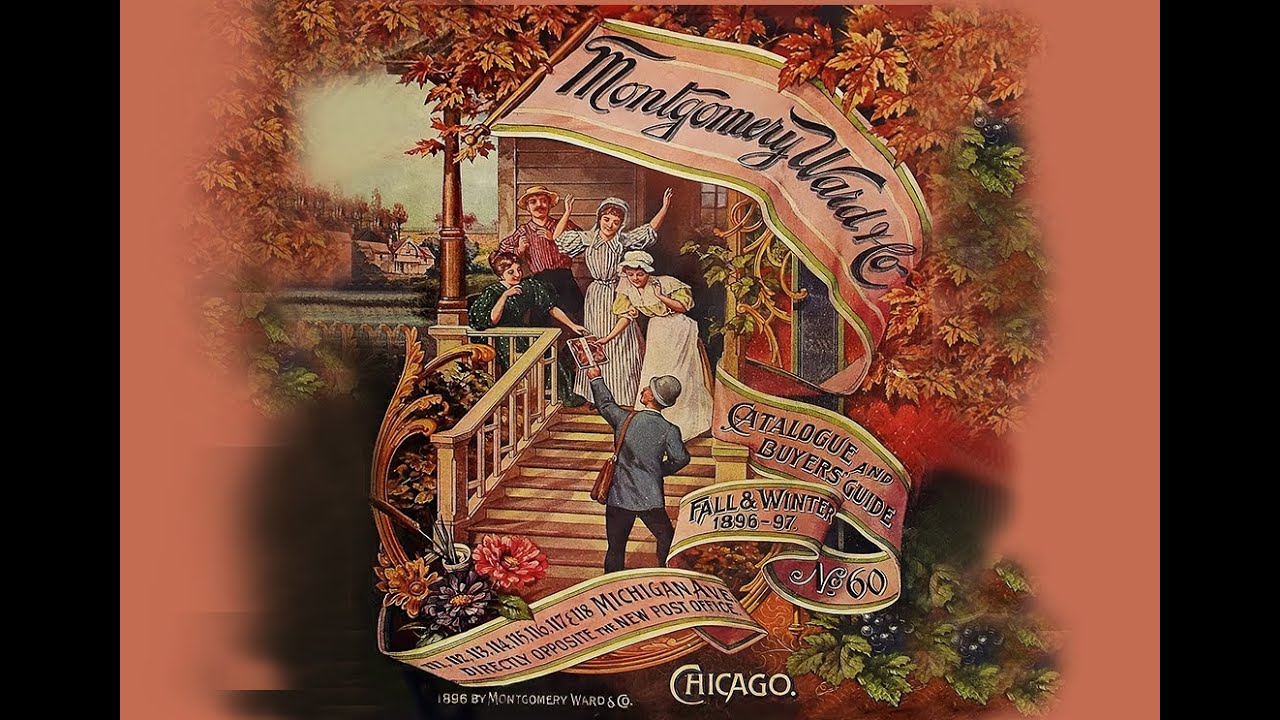 1929, THE AMAZING WORLD OUR GREAT GRANDPARENTS LIVED IN, MONTGOMERY WARD WINDOW DISPLAYS