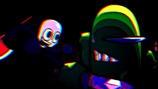 [FNF MASHUP] Diagraphephobia x Reactor V2 | Eteled vs Green Impostor Mix