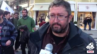 Pueblos unidos contra la Troika en Santiago de Compostela - Partido Comunista de Galicia