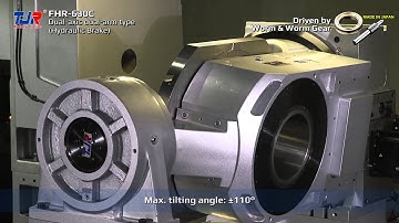 TJR rotary table - Driven by worm & gear [FHR-630]