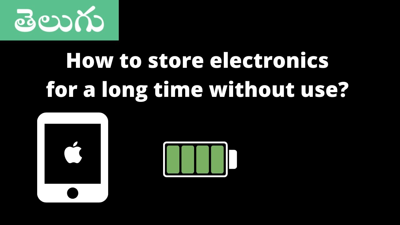 How to store electronics for a long time? iPad Pro Test Run YouTube