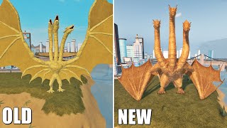 Monster Zero Old vs New Remodel Comparison | Kaiju Universe