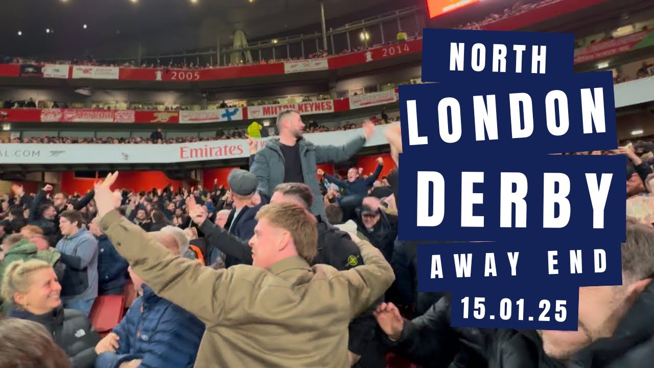 💥NORTH LONDON DERBY💥 AWAY END LIMBS 👊Arsenal vs Tottenham 15.01.25 손흥민 