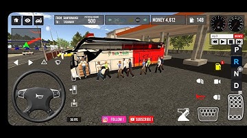 IDBS Bus Simulator  2021 Android Gameplay #4 || Banyuwangi To Tabanan Driving || Bus Sim Indonesia