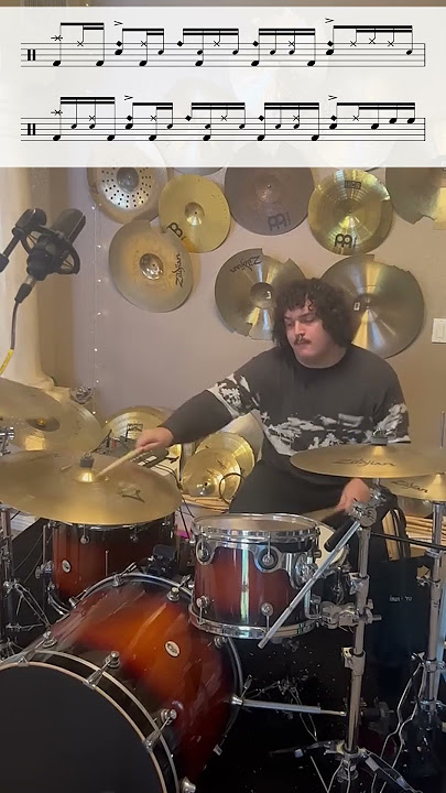 Drum transcription #45 Bryson Drace @bryson.draceofficial #drums #drummer #drumtranscription