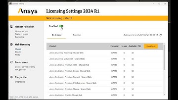 Ansys Shared Web Licensing setup in 5 min.