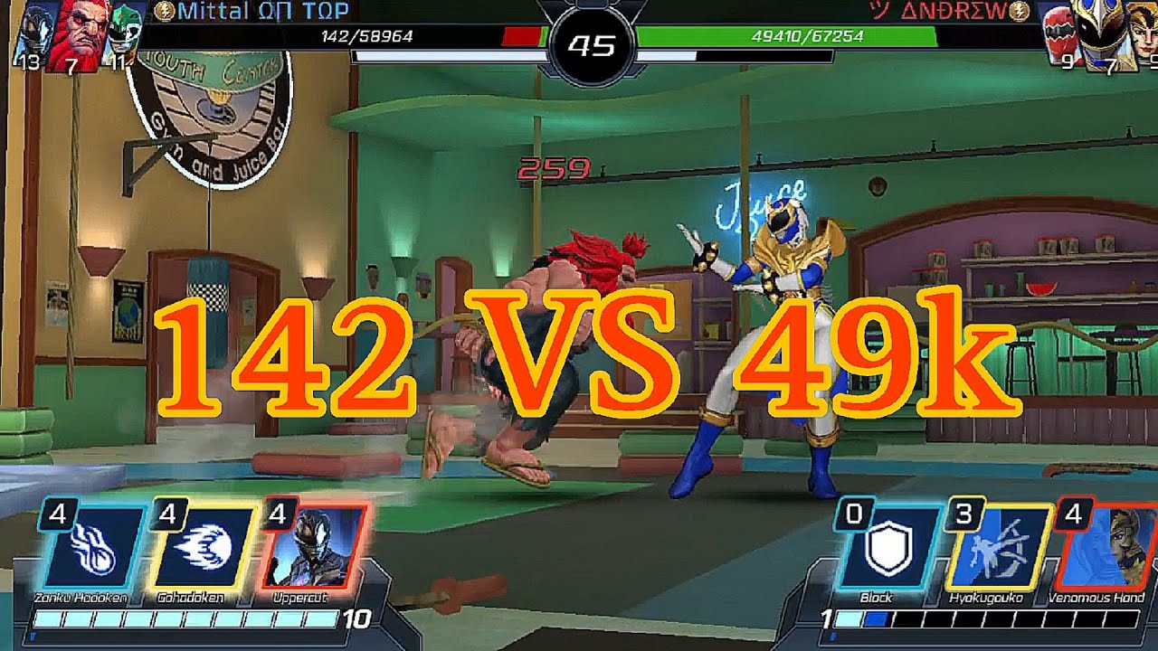 Power Rangers Legacy Wars~Akuma VS Chun Li Ranger~ - YouTube