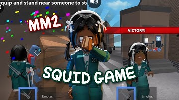 I PLAYED MM2 AS A SQUID GAME CHARACTER... *funny*