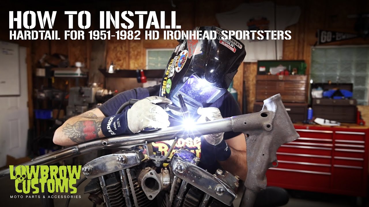 How To Install A WeldOn Hardtail For 19521981 HarleyDavidson