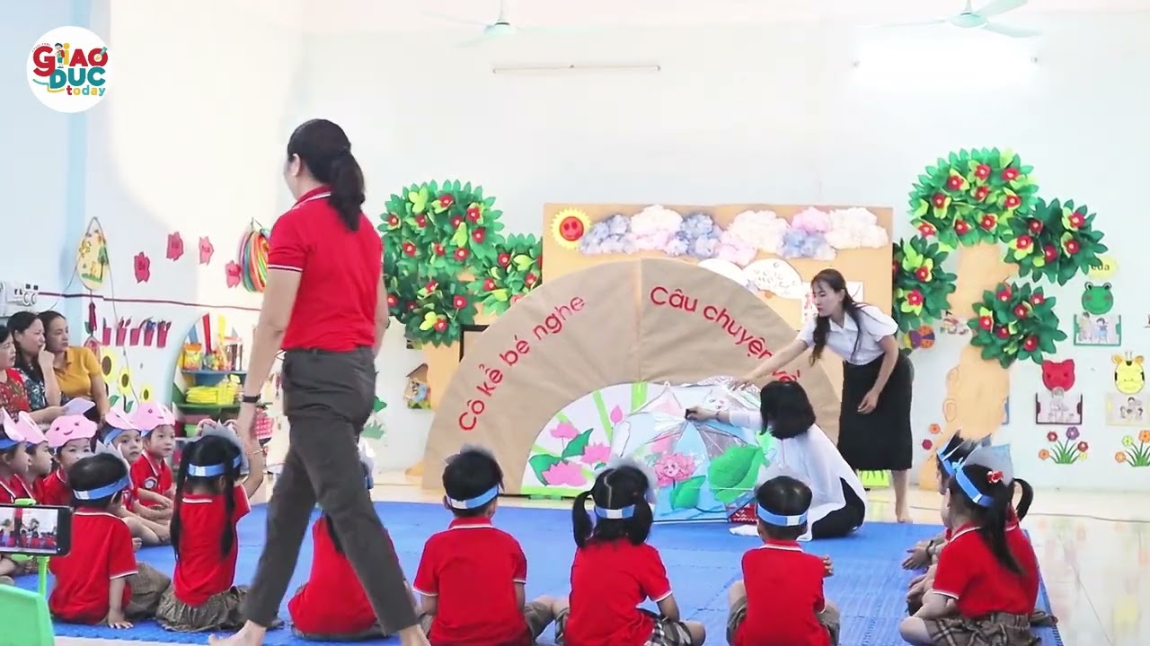 Tiết dạy GVDG cấp tỉnh Truyện Câu chuyện về giọt nước - Trẻ 3 tuổi