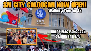 SM CITY CALOOCAN IS NOW OPEN! Newest mall in the Philippines [4k] walking tour