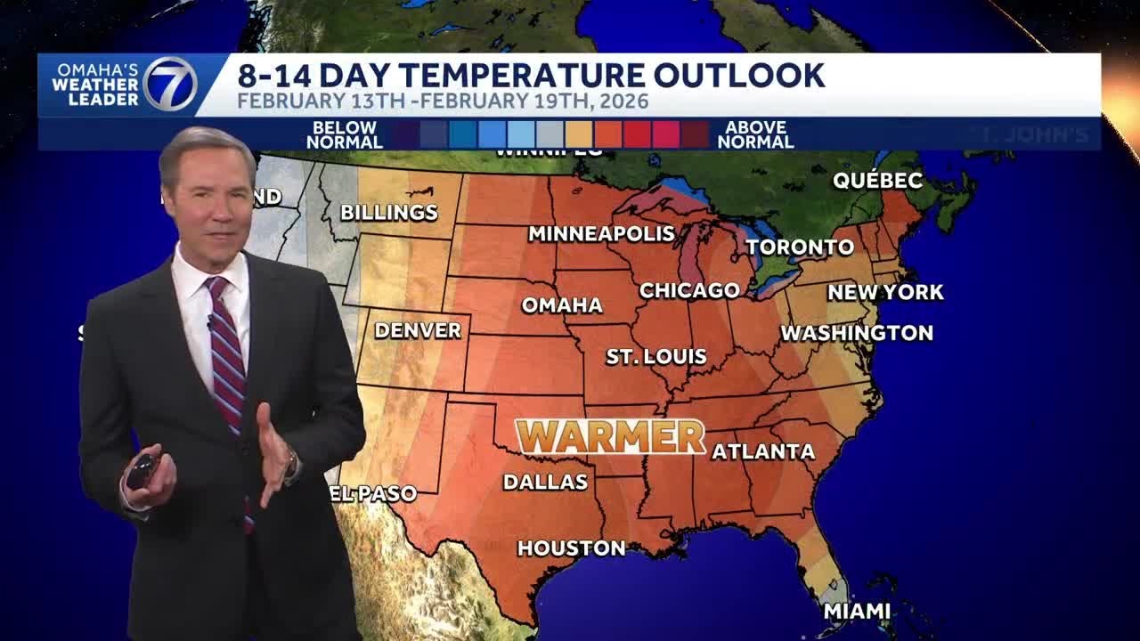 Warmer than average around the Omaha area - YouTube