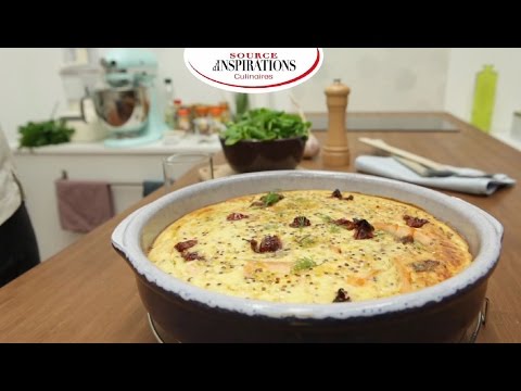 recette-quiche-sans-pâte-au-quinoa-gourmand,-à-la-ricotta-&-au-saumon---tipiak