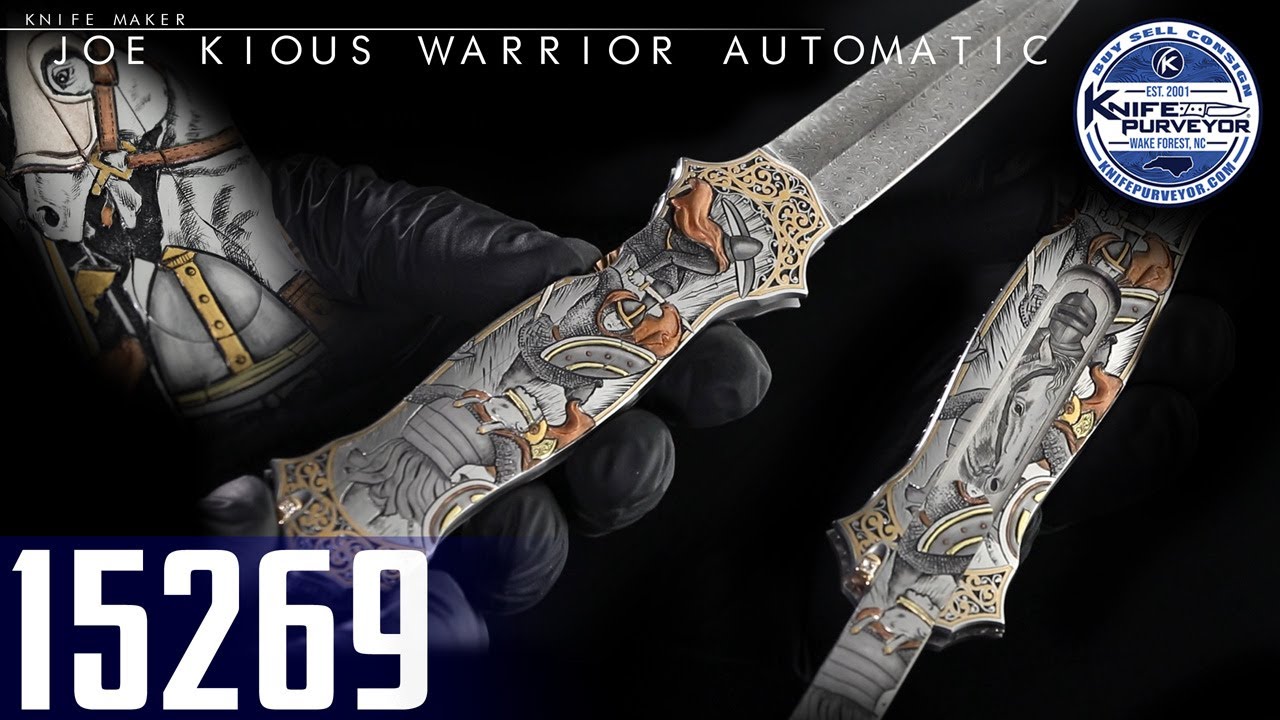 Joe Kious "WARRIOR & BATTLEFIELD" Double Pocket Locket Automatic