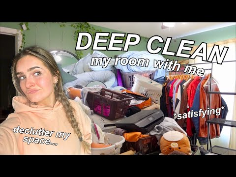 CLEAN WITH ME 2023! | declutter my bathroom, rearrange my room, organize my closet, etc...