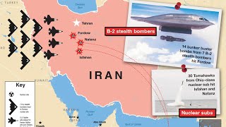 Jaw-dropping footagereleased showing how 30,000-pound bunker-buster bombs work