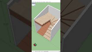 Plugins for stairs in SketchUp MAJ Stair and s4u Stair