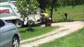 Scaring The Garbage Man