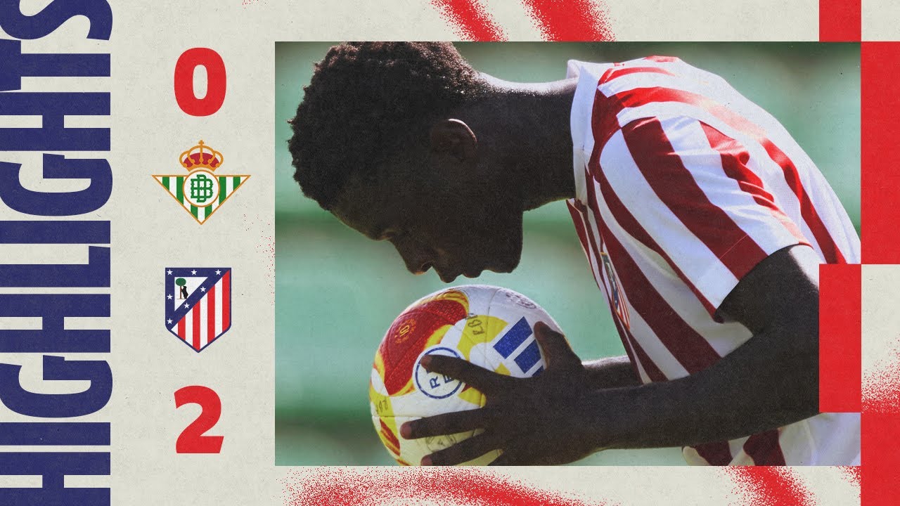 HIGHLIGHTS | Betis Deportivo 0-2 Atlético Madrileño | ⚽ O. Janneh & Iker Luque | 1ª RFEF, MD4