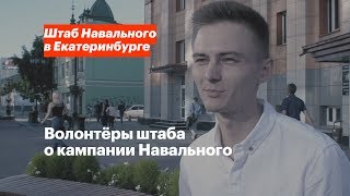 Волонтёры штаба о кампании Навального
