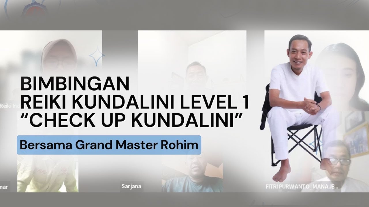 Check Up Kundalini - Alumni Reiki Kundalini Level 1 22 November 2025