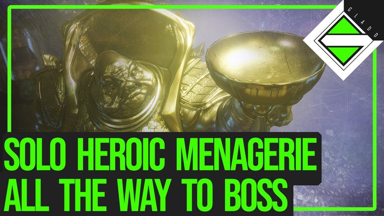 Solo Heroic Menagerie - All The Way To Boss [100% Bar Completion] | Destiny 2