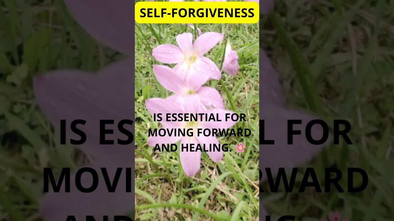 Self-forgiveness - 