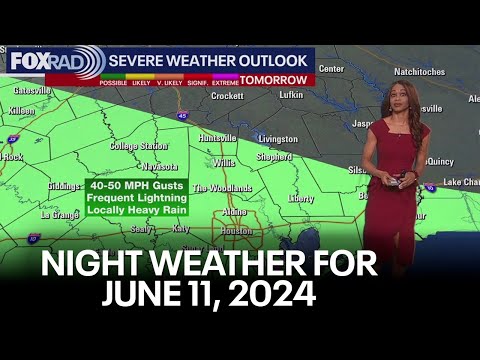 Houston weather: Storms wind down Tuesday night, warm temperatures in 80s