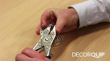 Creating an endless chain with Chain Joining Pliers