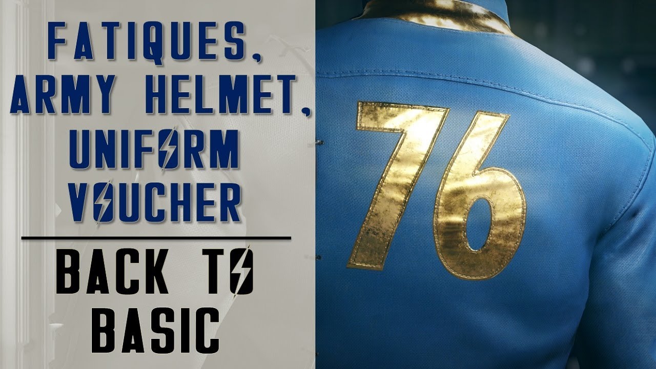 Equip Fatigues & Army Helmet, Find Pvt. Archibald's Uniform Voucher