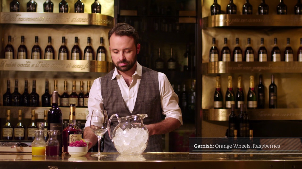 Hennessy VS Sangria cocktail recipe