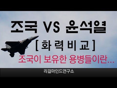 조국 VS 윤석열 _화력비교 _조국이 보유한 <strong>용병들이란</strong>...