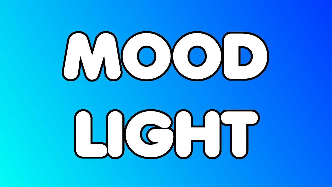 Blue Mood Light [10 HOURS] Relaxing Color Changing LED Lights