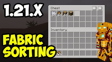 INVENTORY MOD 1.21.10 minecraft (Fabric) -  HOW TO USE Inventory Sorting mod 1.21.10 (2025)