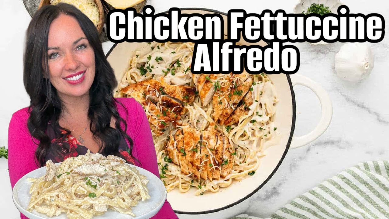Creamy Chicken Fettuccine Alfredo (Easy Recipe) - YouTube