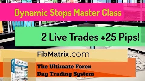 2 Live Trades +25 Pips! Dynamic Stops Master Class FibMatrix VTA Automated Forex Trading Software