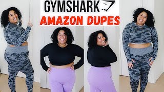 Gymshark Dupes for Plus Size Woman | Amazon Active Wear Haul screenshot 5