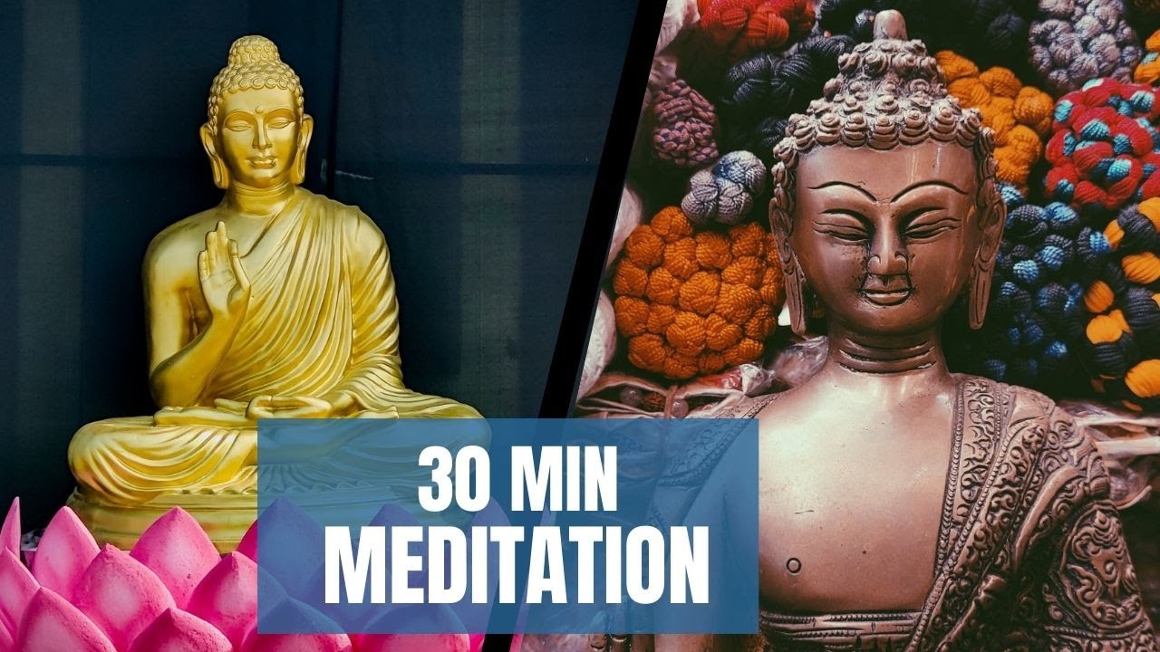 30 Minute Deep Meditation Music for Positive Energy • Relax Mind Body ...