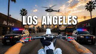 I Rode A Gas Dirtbike Through Los Angeles (POV)