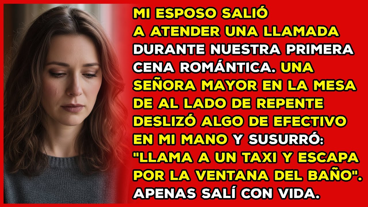 Cuando mi esposo salió un momento, una anciana apareció con dinero y...