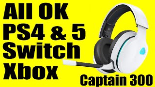 Compatible with Switch, PS4, and PS5] Multi-Gaming Headset Gtheos